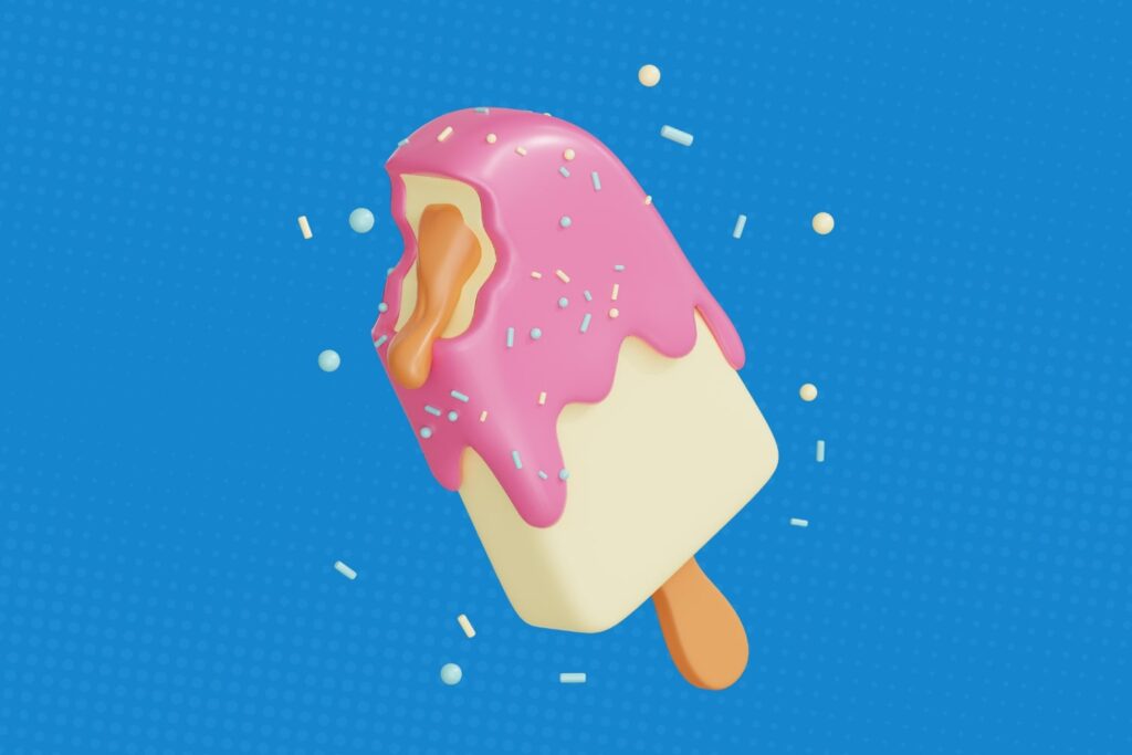 3d illustration to explain how soon can i eat ice cream after tooth extraction