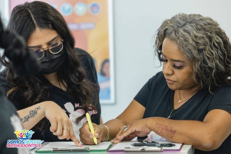 Moms getting free dental care on motherys day on Phoenix and Dallas 07