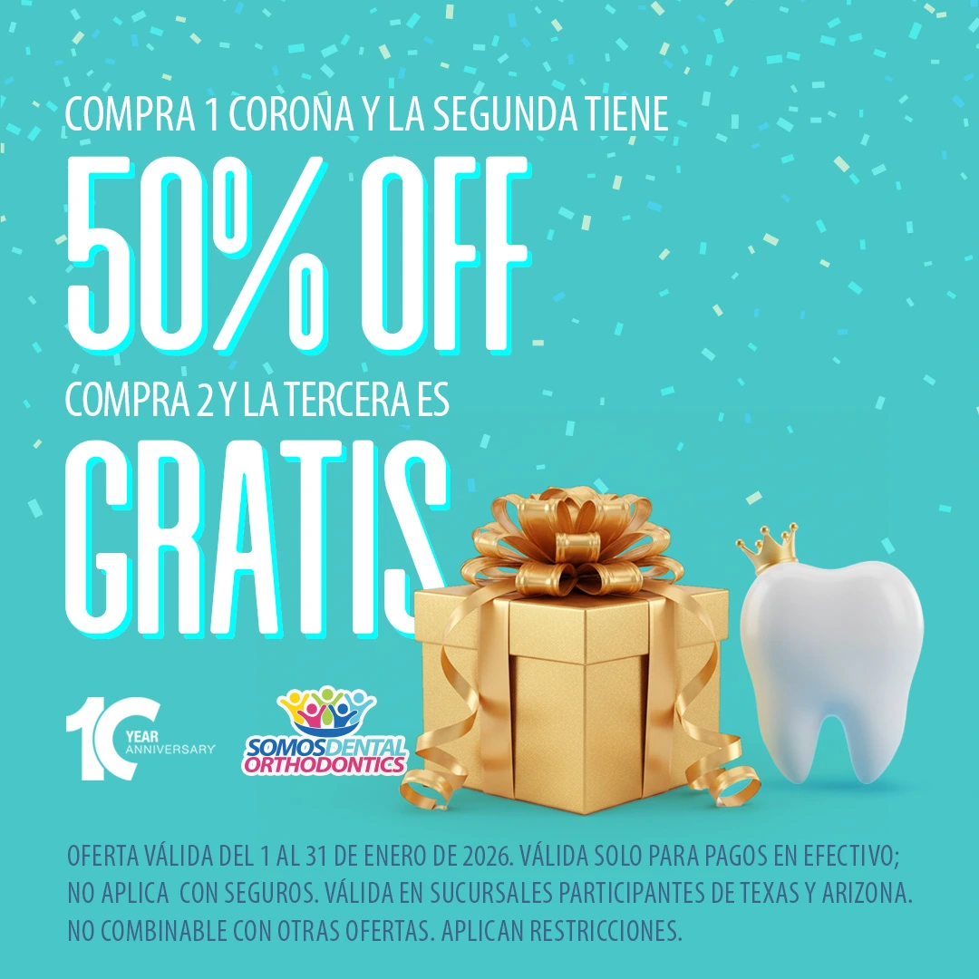 Oferta especial en coronas dentales en Somos Dental