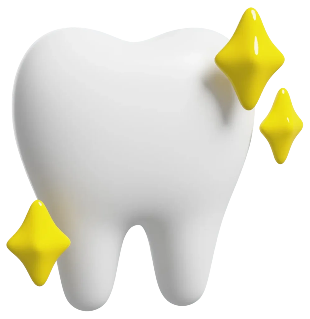 3d-illustration-of-shining-teeth