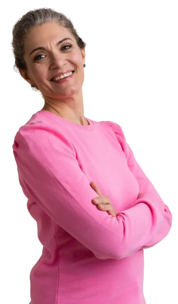 Portrait of smiley senior woman
